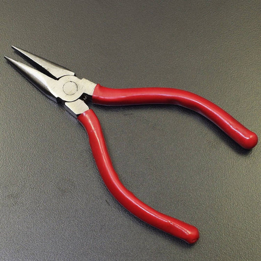 Long Nose Pliers Chromium Vanadium Steel With Mini Wire Cutting Tool 6 Inch - RS2191 - REES52
