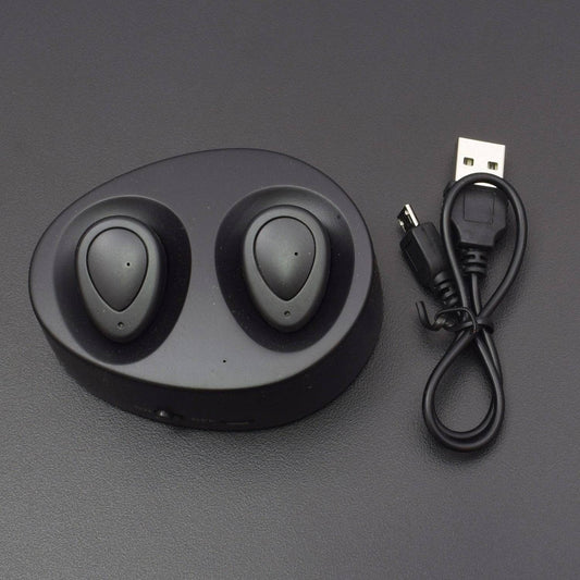 Mini BT Earbuds Earphone K2,Ounice Mini TWS Twins True Wireless BT 4.1 Sport Headphone Headset (Black A) - RS571 - REES52