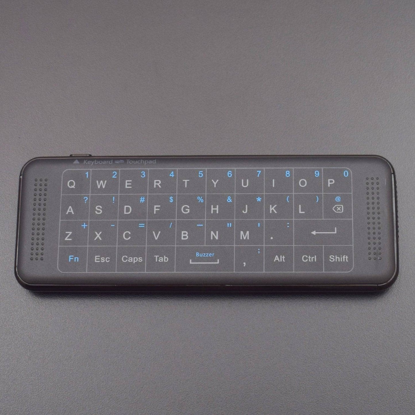 2.4GHz 6-Axis Backlit Version Fly Air Mouse Wireless Keyboard Full Touchpad Remote Control IR Learning  - RS1289 - REES52