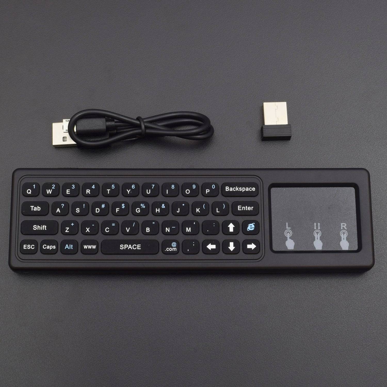 Backlit T6 2.4G Fly Air mouse Wireless keyboard and touchpad -RS724 - REES52