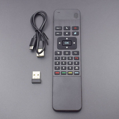 Air Remote Mouse 2.4GHz Mini Wireless Keyboard Mouse with Voice Input Android TV Remote Control Infrared Leaning  - RS1600 - REES52