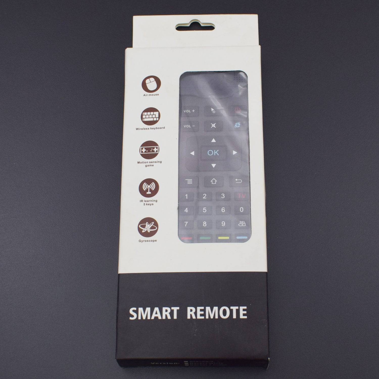 Air Remote Mouse 2.4GHz Mini Wireless Keyboard Mouse with Voice Input Android TV Remote Control Infrared Leaning  - RS1600 - REES52