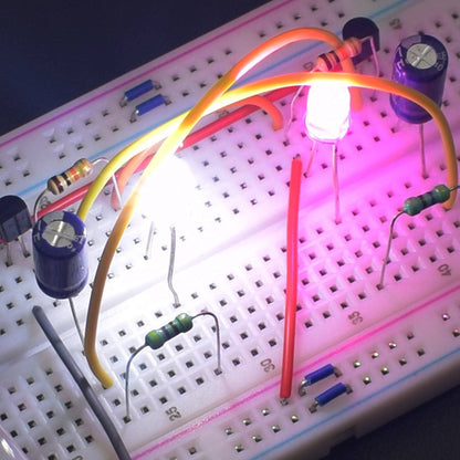 Make a Flip Flop Led circuit using BC547 transistor and led - KT577 - REES52