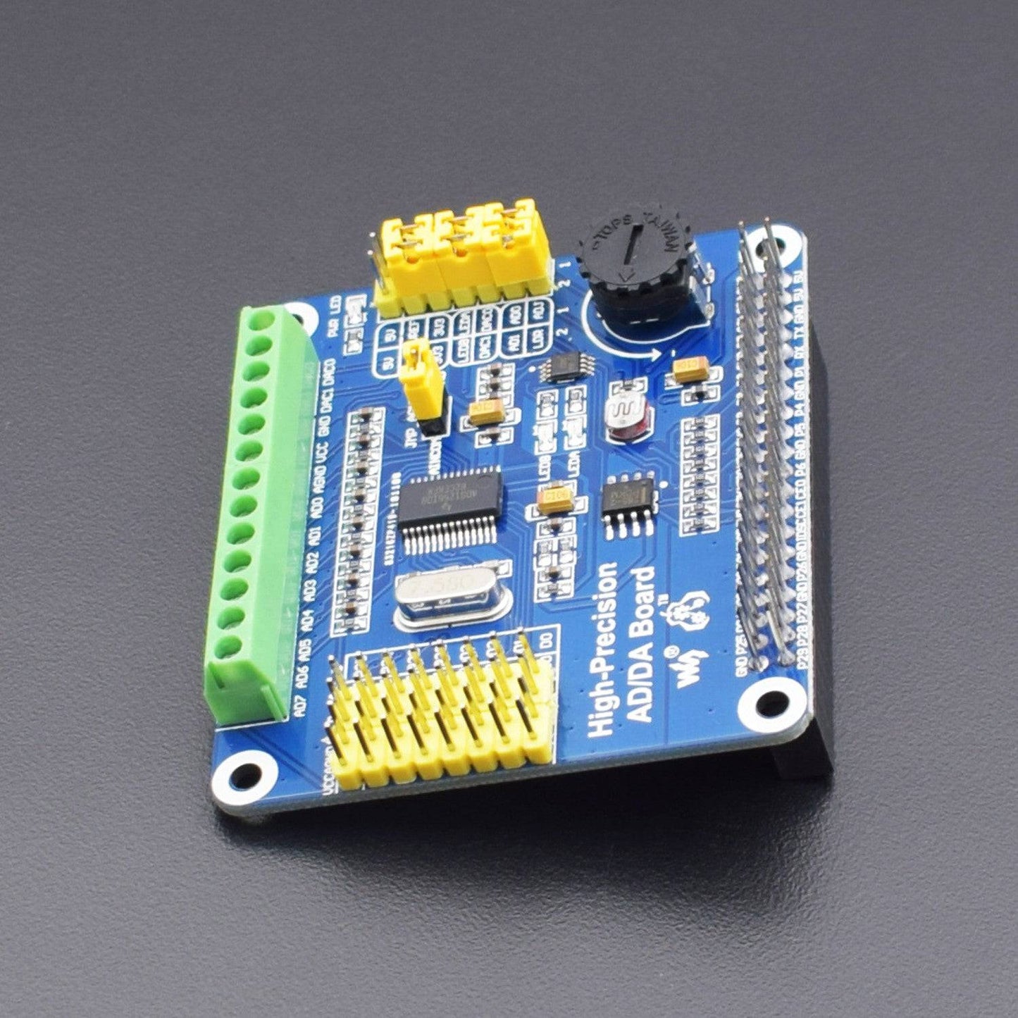 Raspberry Pi AD/DA ADS1256 DAC8552 Sensor Supports Adding High-Precision AD/DA Functions to Raspberry Pi - RS1001 - REES52