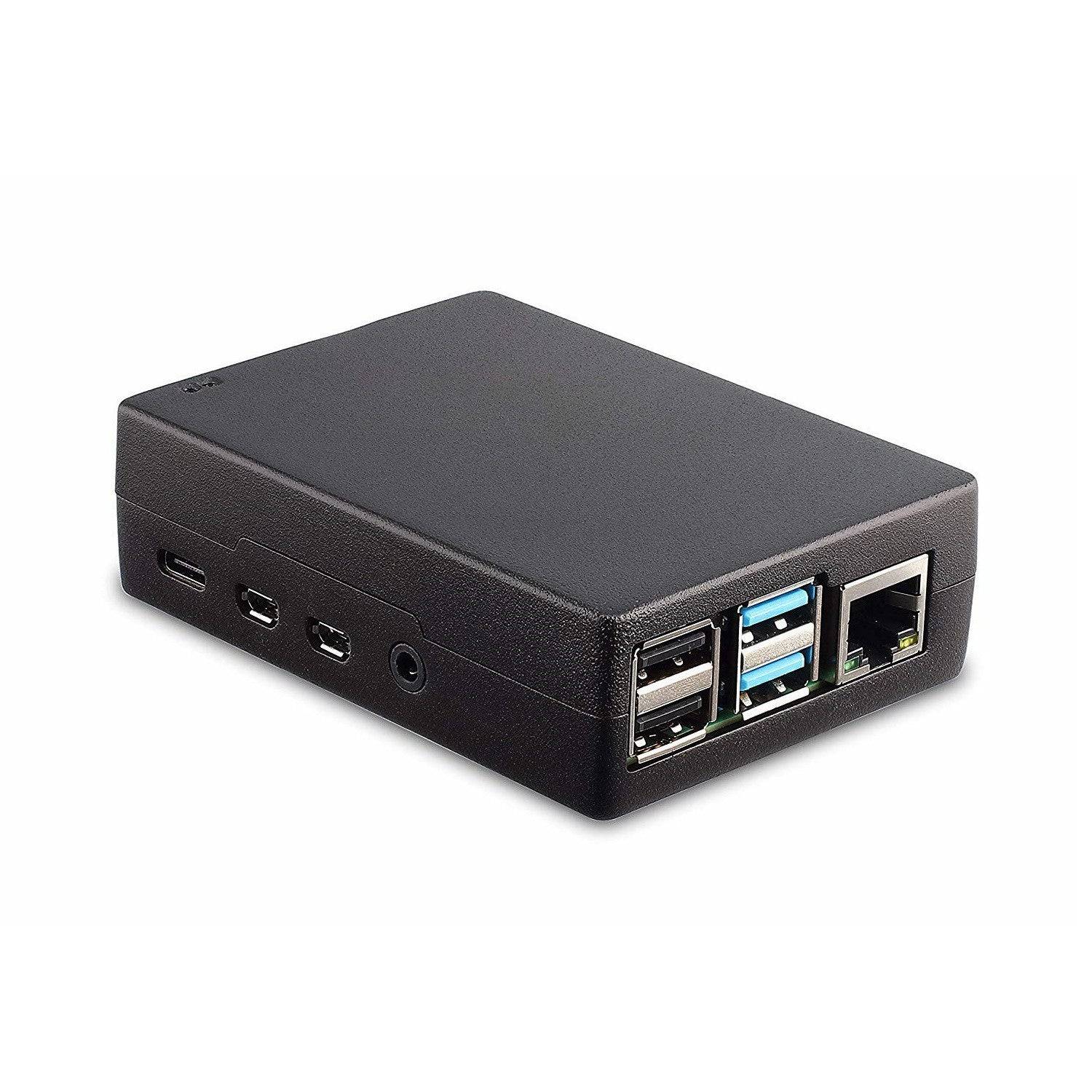 Raspberry Pi 4 Aluminum Alloy Case Metal Shell Support – REES52