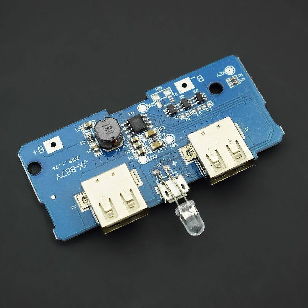 5V 2A Power Bank Charger Board Charging Circuit Board Step Up Boost Power Supply Module Dual USB Out - RS2608 - REES52