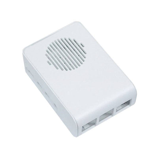 Raspberry Pi ABS Cooling Case With Cooling Fan Access For Pi 4/ Pi 4B Without Fan - White - RS2635 - REES52