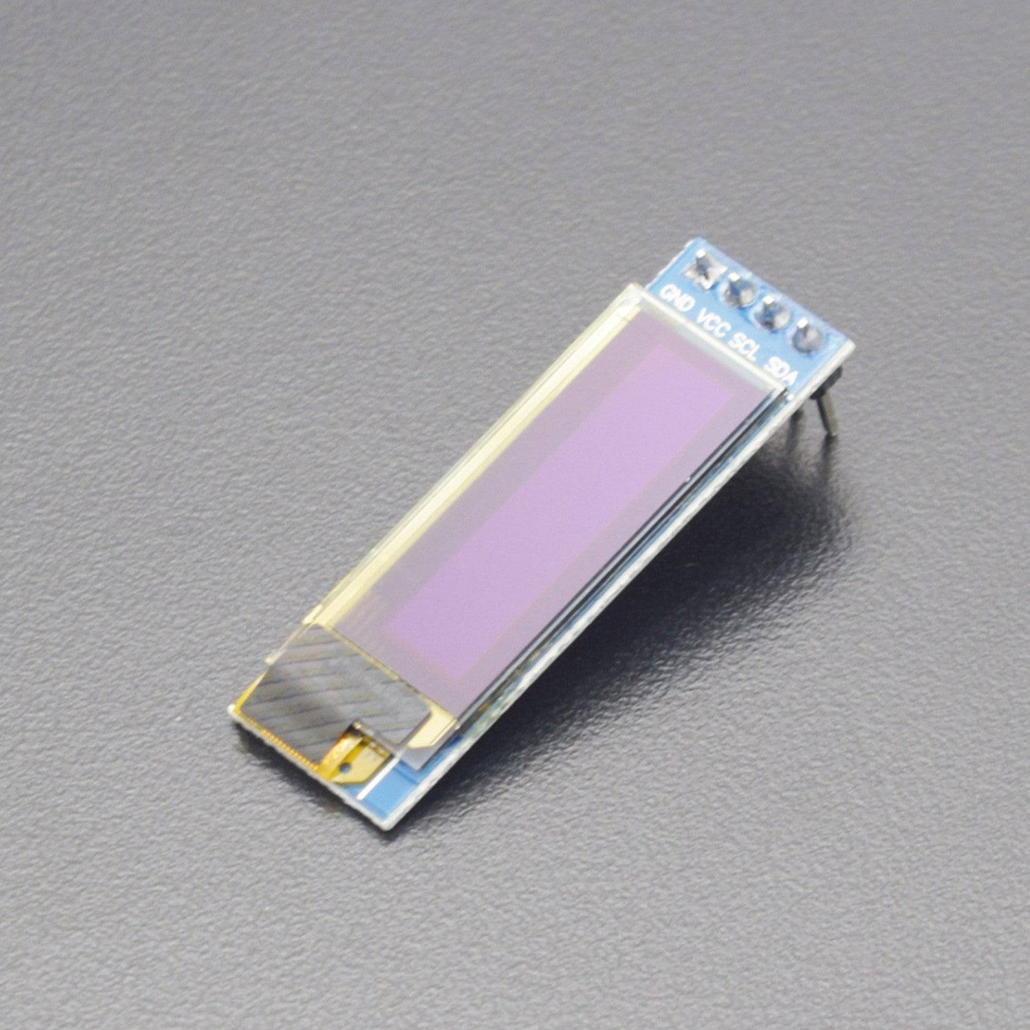 I2C OLED Display Module 0.91 Inch I2C SSD1306 OLED Display Module Blue - RS1898 - REES52