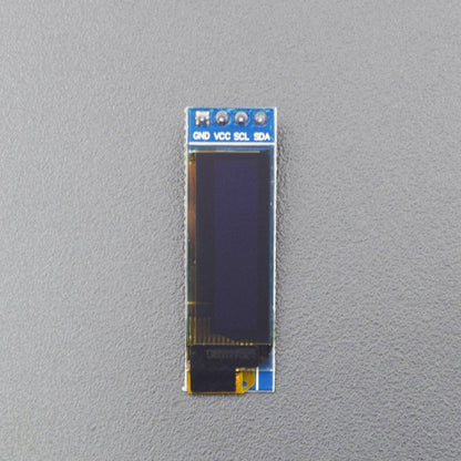 I2C OLED Display Module 0.91 Inch I2C SSD1306 OLED Display Module Blue - RS1898 - REES52