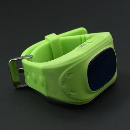 Q50 Kids Smart Watch GPS Tracker Children SOS Smart Watch For Kid Safe Anti-Lost Monitor LBS Monitor- Green - RS490 - REES52