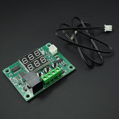 W1219 Digital Thermostat Module Temperature Controller Module Switch with Waterproof NTC Probe Dual LED Display - RS2287 - REES52