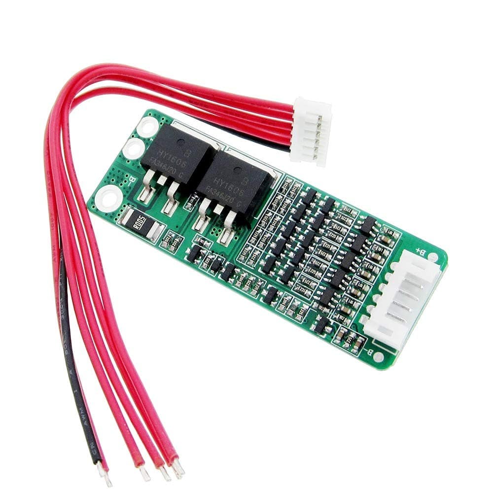 5S 15A Li-ion Lithium Battery BMS 18650 Charger Protection Board 18V 21V Cell Protection Circuit with Wire- RS2876/RS2527/RS2603 - REES52