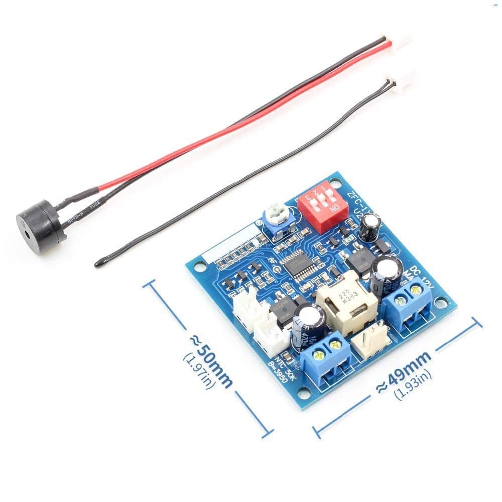 DC 12V 5A PWM PC Fan Temperature Manumotive Speed Controller Module CPU ...