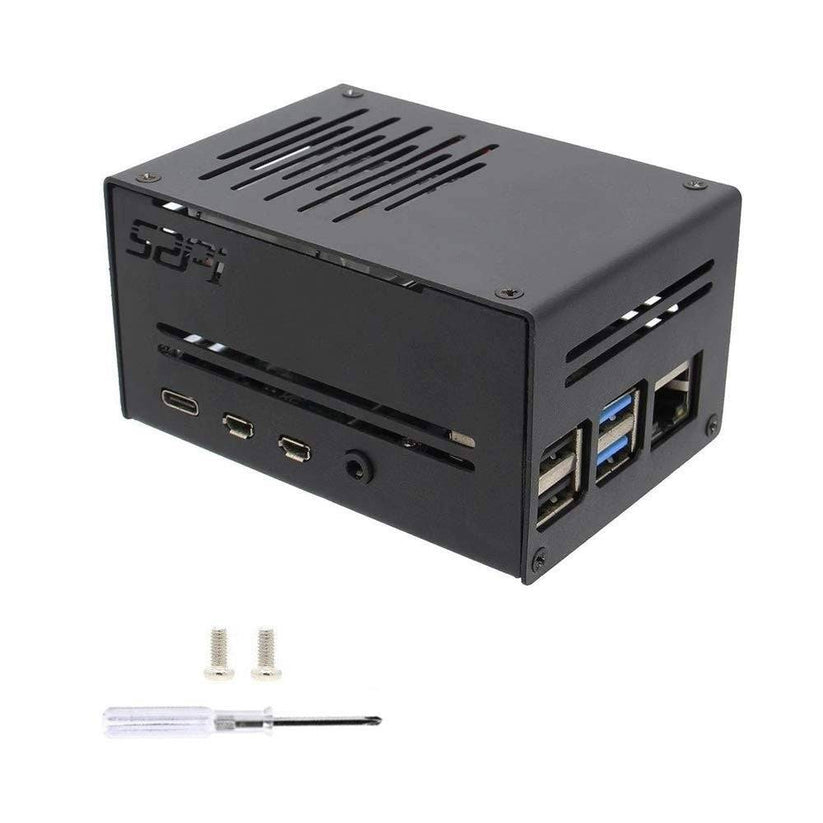 Raspberry Pi 4B Metal Enclosure Compatible – REES52