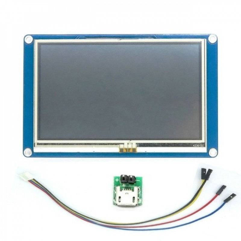 Nextion 4.3 inch Basic NX4827T043 TFT LCD ManMachine Interface HMI Kernel Touch Display- RS2926 - REES52