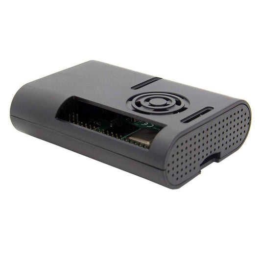 ABS Enclosure Black Case for Raspberry Pi 4 B Plus- RS2447 - REES52