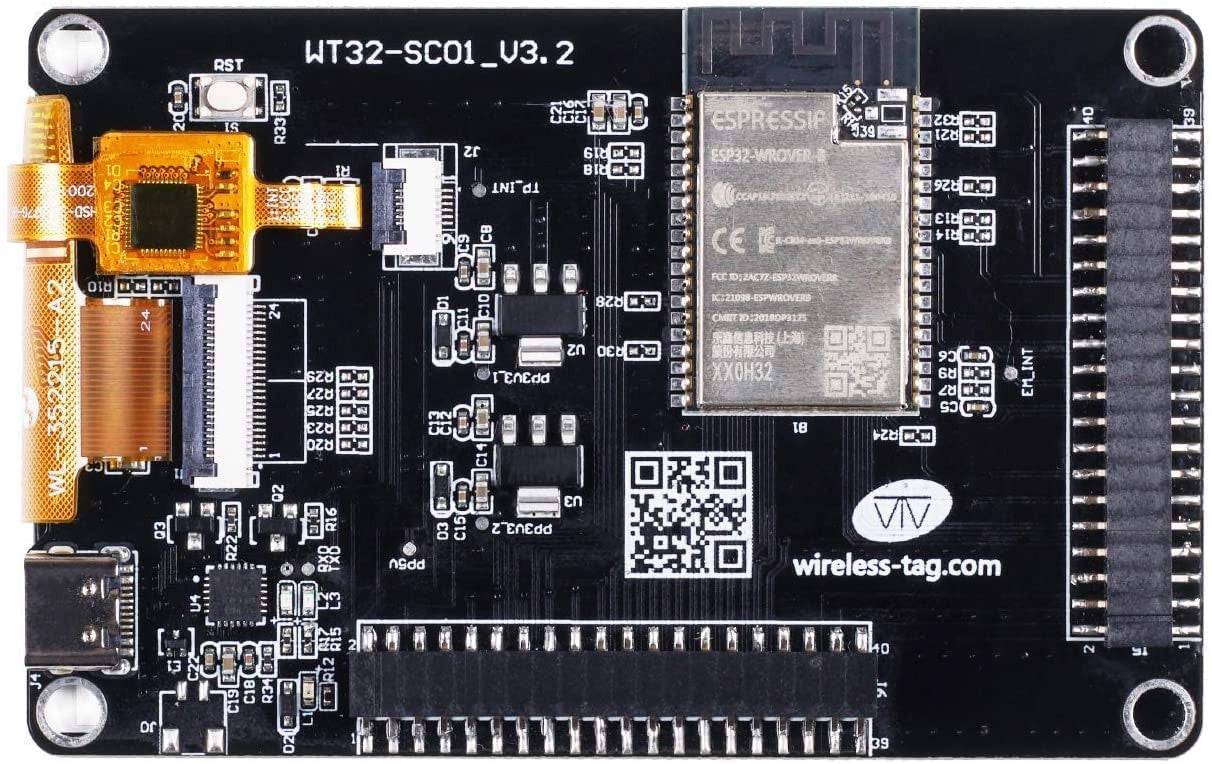 ESP32 Development Board - WT32-SC01 With 3.5in 320x480 Multi-Touch LCD ...