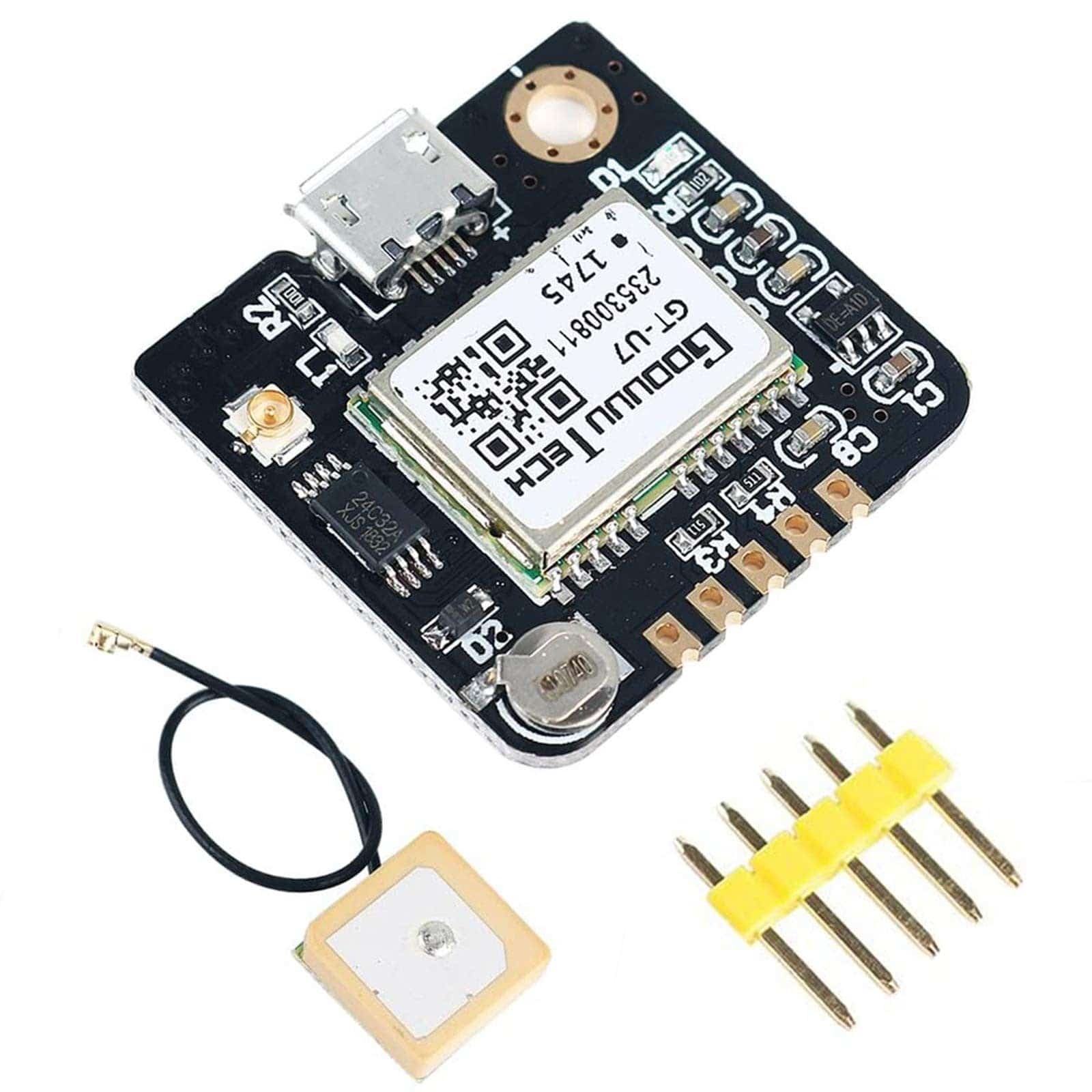 GPS Module GPS NEO-6M(Arduino GPS, Drone Microcontroller GPS Receiver) Compatible with 51 Microcontroller STM32 UNO R3- RS2861 - REES52