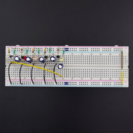Make a Led  Chaser Circuit using BC547 transistor and led - KT576 - REES52