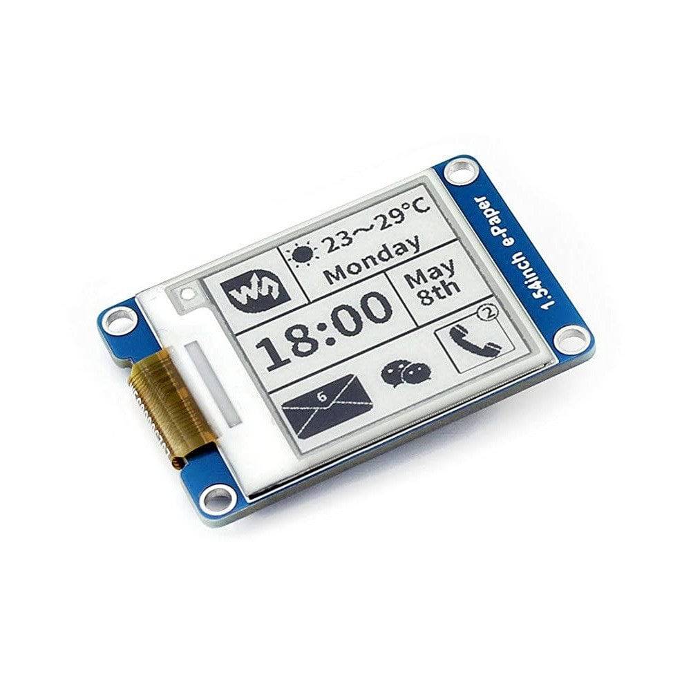 Waveshare 200 X 200 1.54 inch e-Ink Paper Display Module with SPI Interface - RS3117/RS2403 - REES52