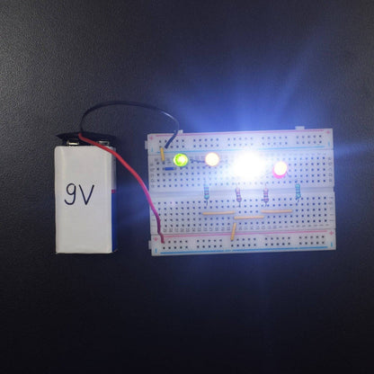 Make a battery level indicator using basic components -KT727 - REES52