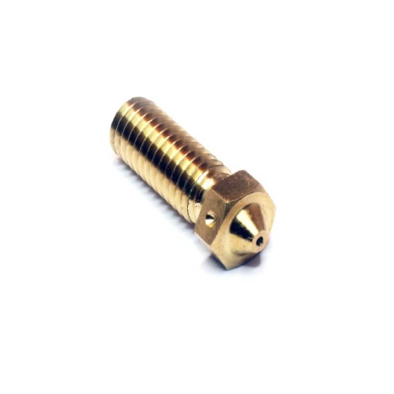 V6 Volcano Brass Length Extruder Nozzle - 1.75mm x 0.60mm - RS3067 - REES52