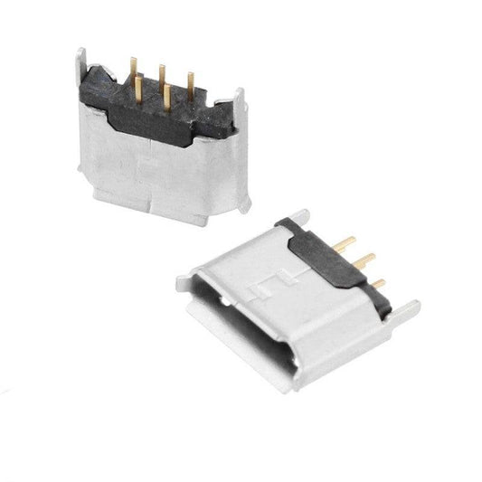 Micro USB Type-B Female 5 Pin Through Hole Connector - RS3165 - REES52