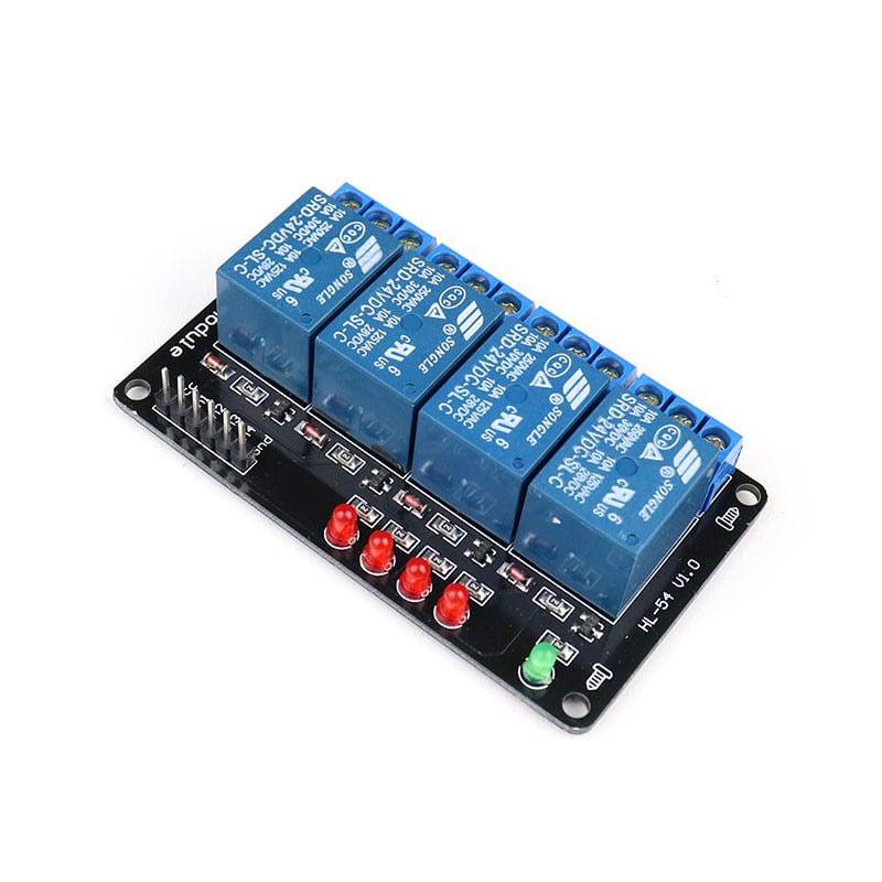 4 Channel 24V Relay Module Without Optocoupler - RS3219 - REES52