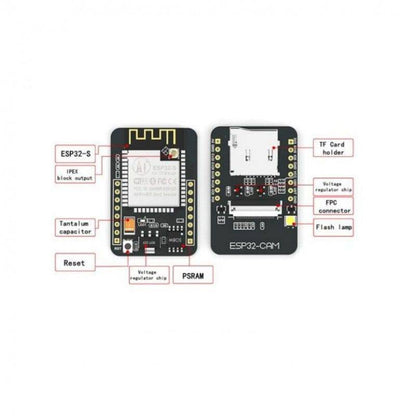 Ai Thinker ESP32 CAM Development Board WiFi+Bluetooth with OV2640 Camera Module - RS3265 - REES52