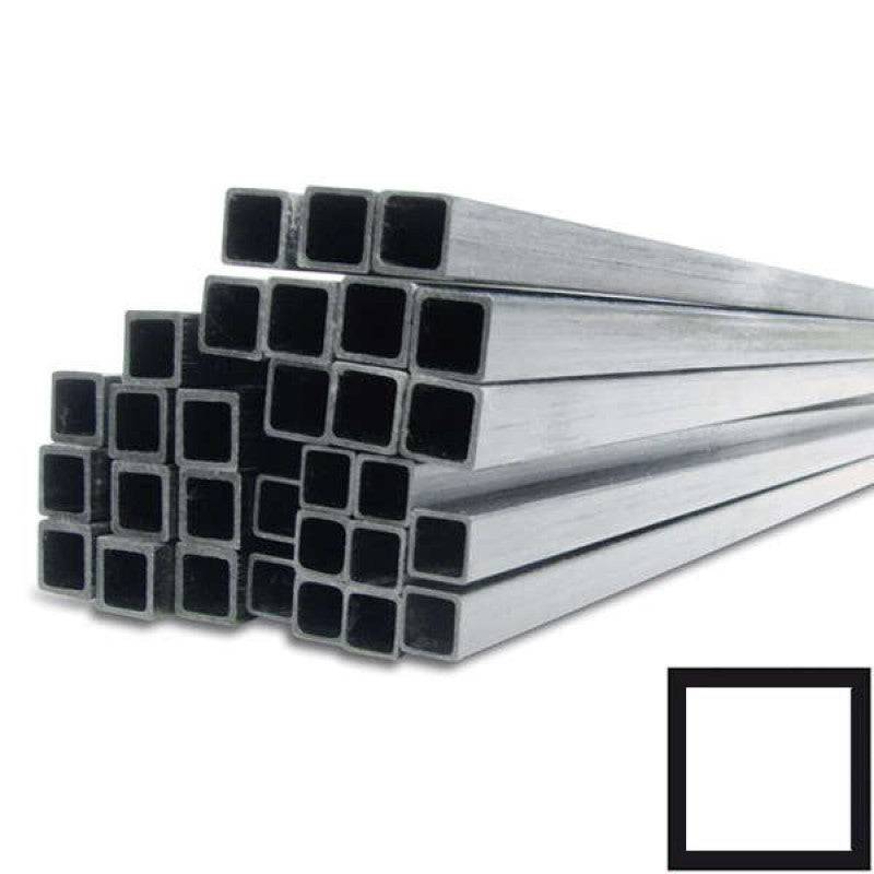 Pultruded Square Carbon Hollow Fiber Tube 3x3mm(OD) x 2x2mm(ID) x 1000mm(L) - RS3320 - REES52