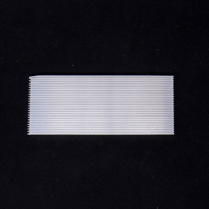 Aluminium Heat sink for High Power LED Amplifier (100 x 40 x 8 mm) - RS3377 - REES52