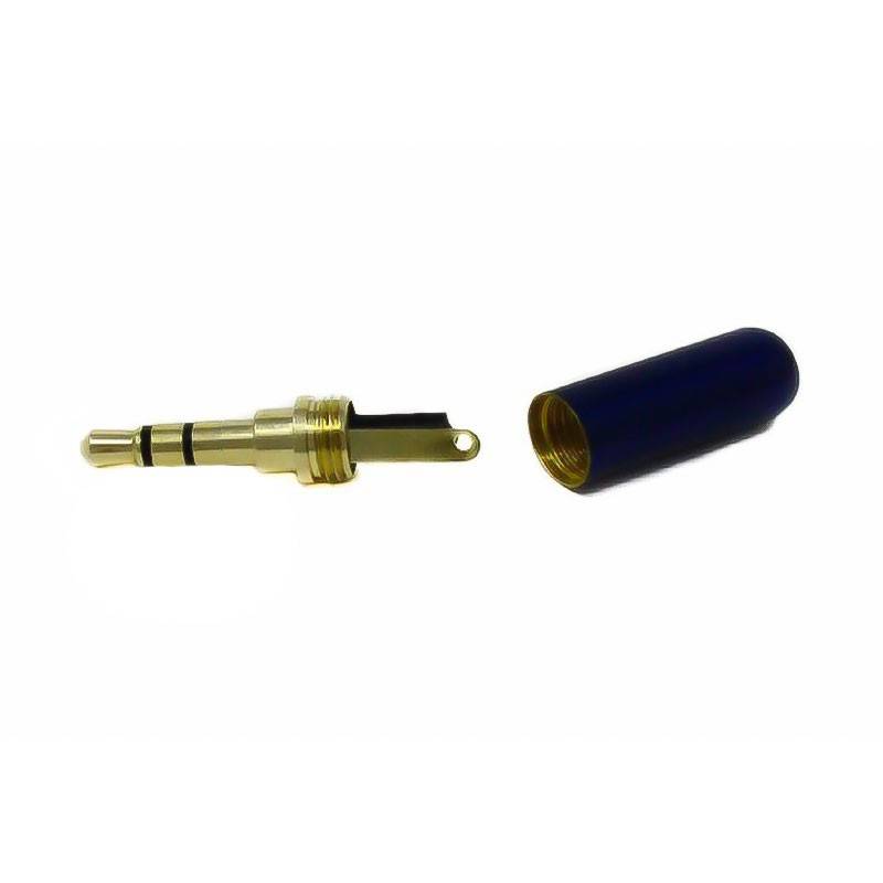 3.5mm Audio Plug 3 Pole Gold-plated Earphone Adapter For DIY Stereo Headset - RS3405 - REES52