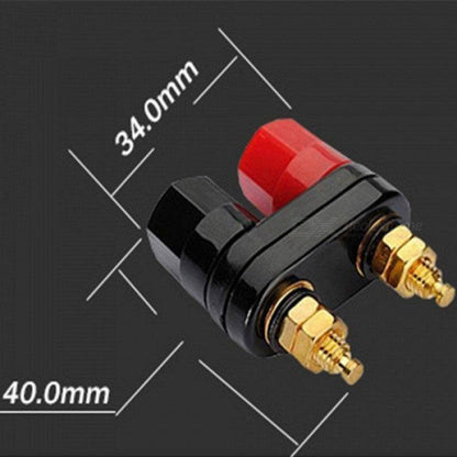 Banana plugs Couple Terminals Red Black Connector Amplifier Terminal - RS3417 - REES52