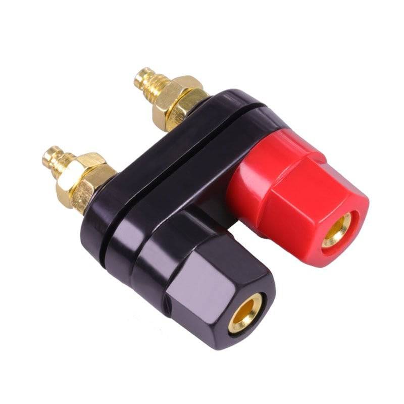 Banana plugs Couple Terminals Red Black Connector Amplifier Terminal - RS3417 - REES52