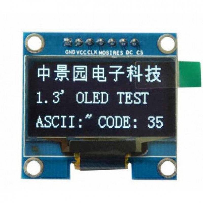 1.3 Inch 128x64 OLED Display Screen Module with SPI Serial Interface V2 - RS3543 - REES52