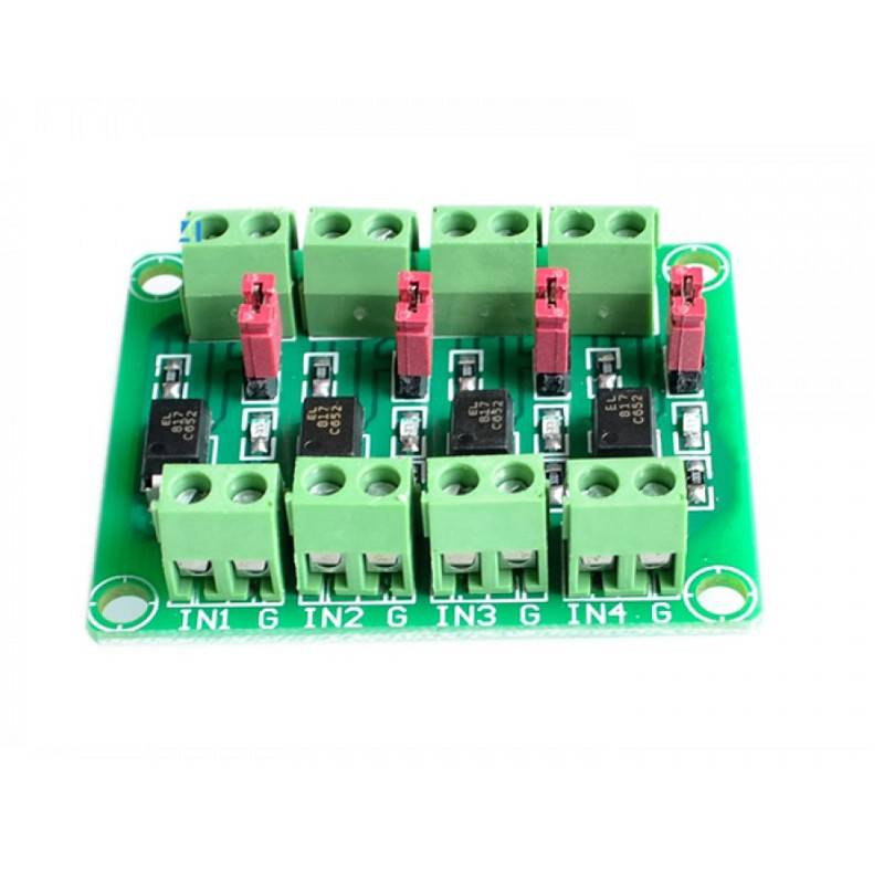 PC817 4 Channel Optocoupler Isolation Module - RS3553 - REES52