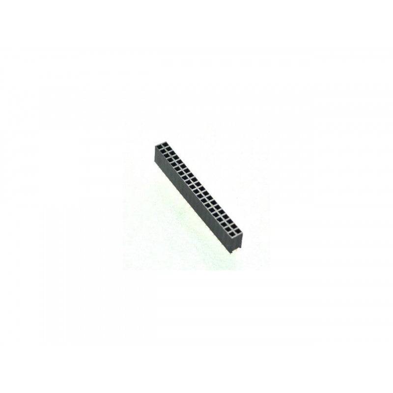 2x20 Pin 2.54mm Pitch Female Double Row Header Berg Strip - RS3558 - REES52