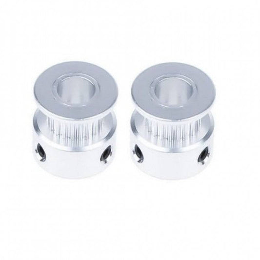 Aluminum GT2 Timing Pulley 16 Tooth 5mm Bore For 6mm Belt - RS3571 - REES52
