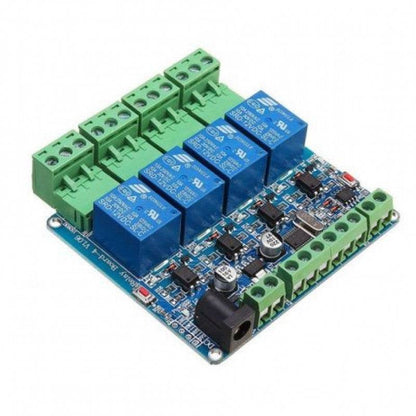 12V Modbus RTU 4 Channels Relay Module Optocoupler RS485 MCU for ARDUIN0 -RS3581 - REES52