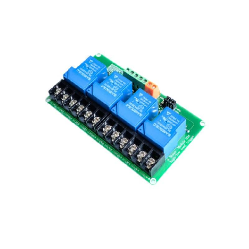 4 Channel 5V 30A Relay Module with High/Low-Level Triggering Optocoupler Isolation - RS3582 - REES52