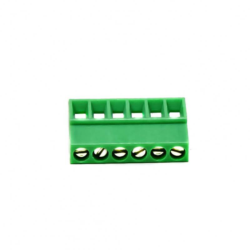 6 Pin 2.54mm Pitch Pluggable Screw Terminal Block - RS3588 - REES52