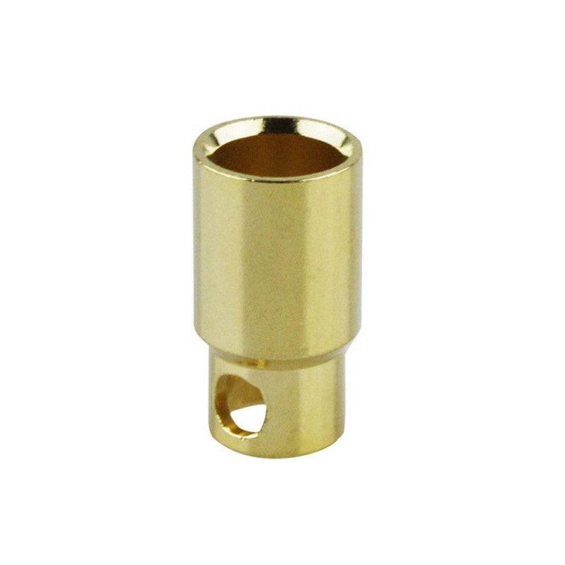 8mm Gold Plated Bullet Connector Female - RS3590 - REES52