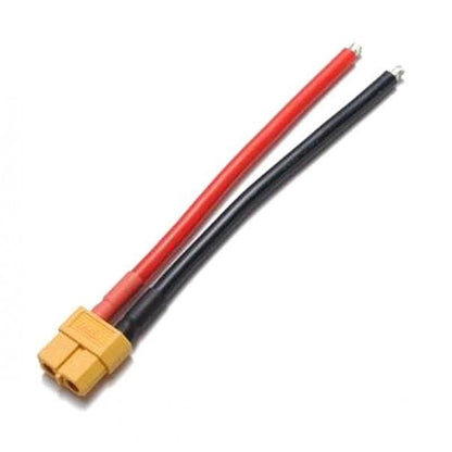 SafeConnect XT60 Female with 14AWG Silicon Wire 10cm - RS3602 - REES52