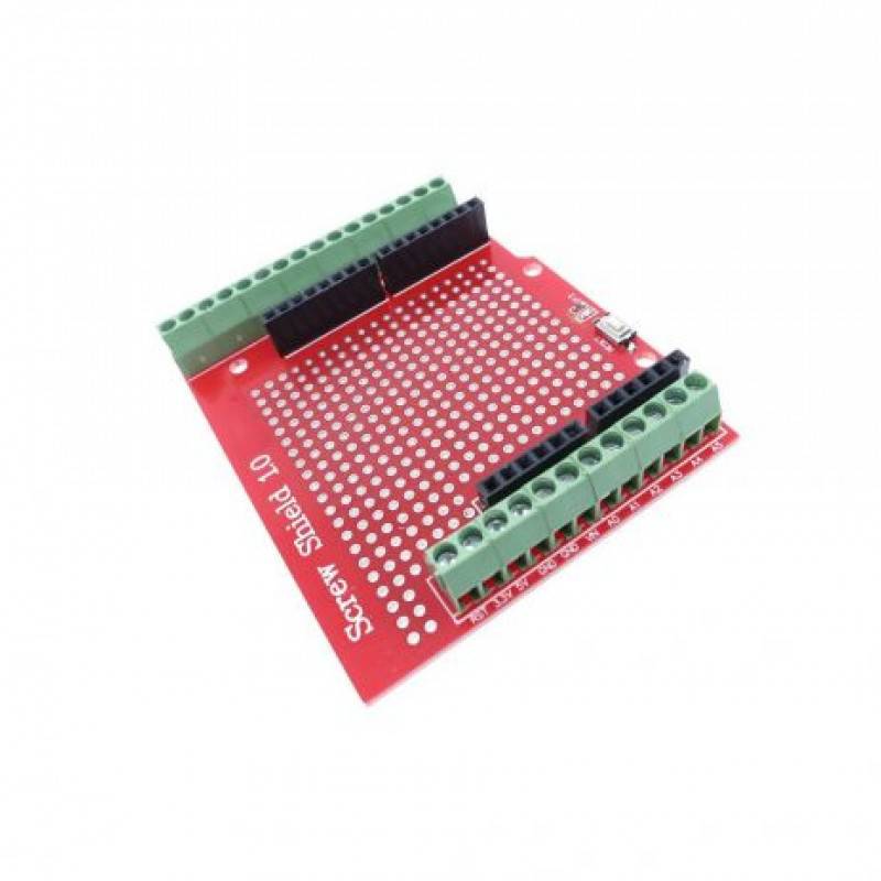 Proto Screw Shield Assembled Terminal Prototype Expansion Board for ARDUIN0 - NA223 ( RS3604 ) - REES52