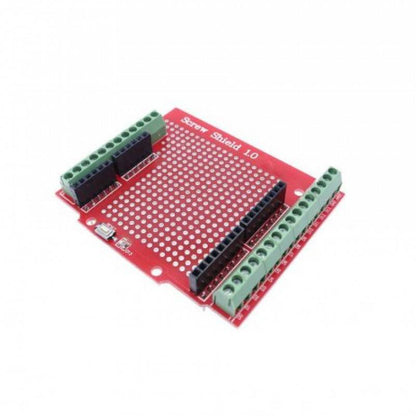 Proto Screw Shield Assembled Terminal Prototype Expansion Board for ARDUIN0 - NA223 ( RS3604 ) - REES52