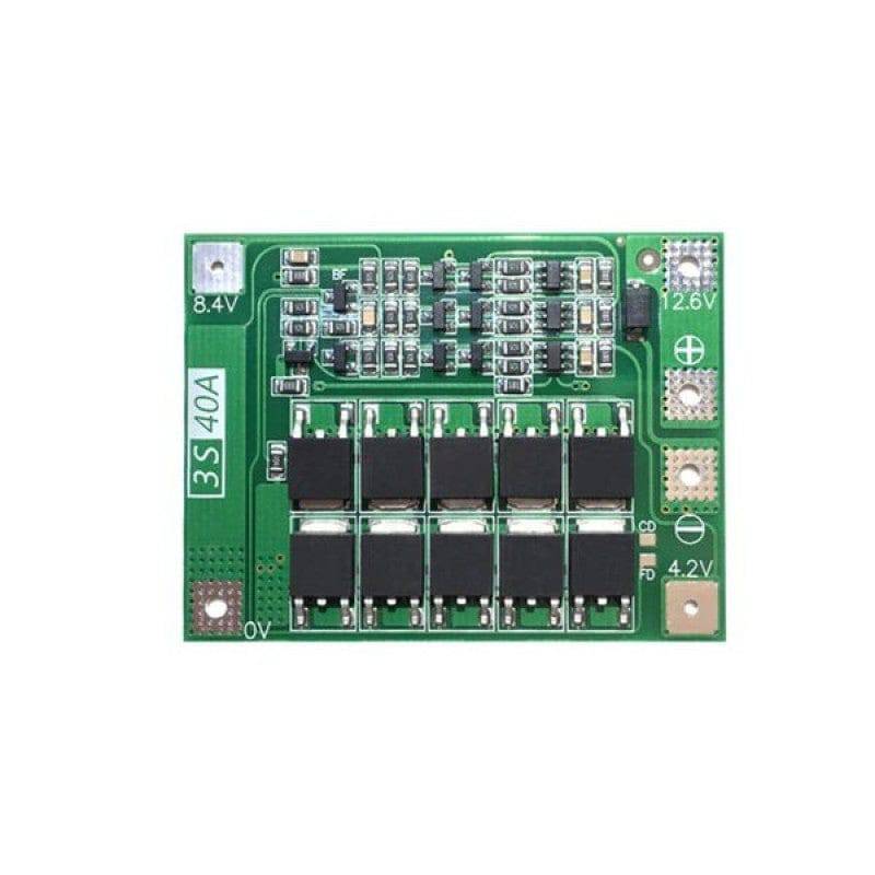 3 Series 40A 18650 Lithium Battery Protection Board 11.1V 12.6V with Balance - RS2997 ( RS3616 ) - REES52
