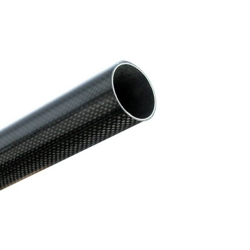 3K Roll-wrapped Carbon Fibre Tube (Hollow) 24mm(OD) x 22mm(ID) x 1000mm(L) - RS3383 - REES52