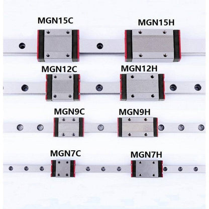 MGN9H Linear Guide Rail - 0.5M with Sliding block - RS3490 - REES52
