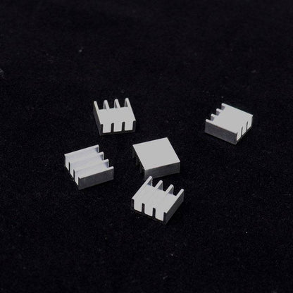 Universal Aluminium Heat Sink 11 x 11 x 5 mm - 5 Pieces Pack - RS3476 - REES52