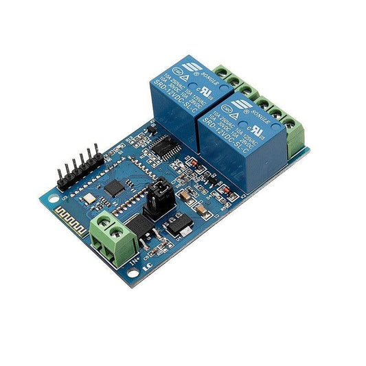 DC 12V 2 Channel Bluetooth Wireless Control Relay Module - RS3522 - REES52